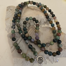 Load image into Gallery viewer, 108 Indian Agate Mala Necklace/Bracelet