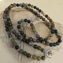 Load image into Gallery viewer, 108 Indian Agate Mala Necklace/Bracelet