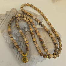 Load image into Gallery viewer, 108 Picture Jasper Mala Necklace/Bracelet