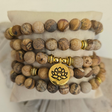 Load image into Gallery viewer, 108 Picture Jasper Mala Necklace/Bracelet