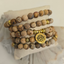 Load image into Gallery viewer, 108 Picture Jasper Mala Necklace/Bracelet