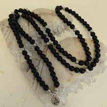 Load image into Gallery viewer, 108 Matte Black Onyx Mala Necklace/Bracelet