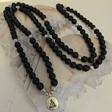 Load image into Gallery viewer, 108 Matte Black Onyx Mala Necklace/Bracelet