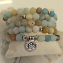 Load image into Gallery viewer, 108 Amazonite Mala Necklace/Bracelet