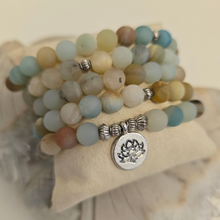 Load image into Gallery viewer, 108 Amazonite Mala Necklace/Bracelet
