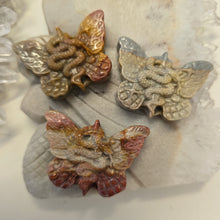 Load image into Gallery viewer, Alashan Agate Snake Butterfly