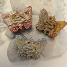 Load image into Gallery viewer, Alashan Agate Snake Butterfly
