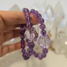 Load image into Gallery viewer, Amethyst Star Bracelet