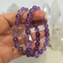 Load image into Gallery viewer, Amethyst Star Bracelet