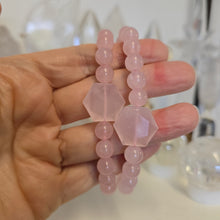 Load image into Gallery viewer, Rose Quartz Star Bracelet