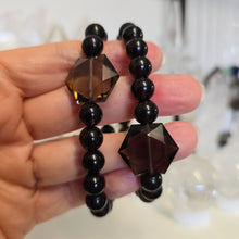 Load image into Gallery viewer, Smoky Quartz Star Bracelet