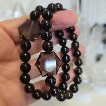 Load image into Gallery viewer, Smoky Quartz Star Bracelet