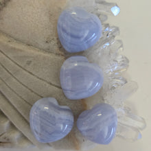 Load image into Gallery viewer, Blue Lace Agate Hearts