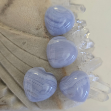 Load image into Gallery viewer, Blue Lace Agate Hearts