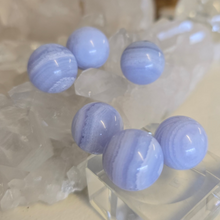 Load image into Gallery viewer, Blue Lace Agate Spheres