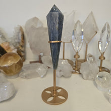Load image into Gallery viewer, Blue Kyanite Wand on Stand
