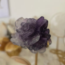 Load image into Gallery viewer, Amethyst Rose on Stand