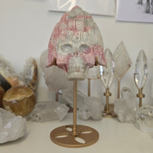 Load image into Gallery viewer, Pink Opal Indian Skull