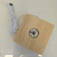 Load image into Gallery viewer, Rainbow Fluorite Square Lamp