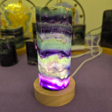 Load image into Gallery viewer, Rainbow Fluorite Lamp