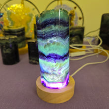 Load image into Gallery viewer, Rainbow Fluorite Lamp