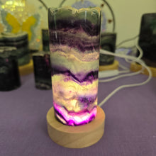 Load image into Gallery viewer, Rainbow Fluorite Lamp