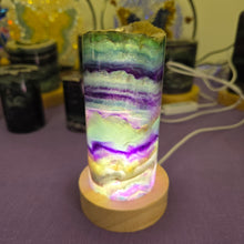Load image into Gallery viewer, Rainbow Fluorite Lamp