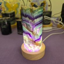Load image into Gallery viewer, Rainbow Fluorite Lamp