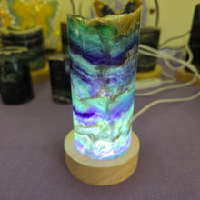 Load image into Gallery viewer, Rainbow Fluorite Lamp