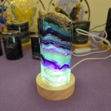 Load image into Gallery viewer, Rainbow Fluorite Lamp