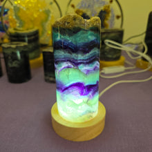 Load image into Gallery viewer, Rainbow Fluorite Lamp