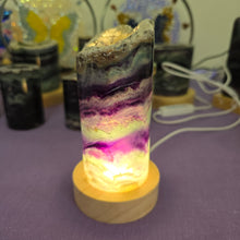 Load image into Gallery viewer, Rainbow Fluorite Lamp