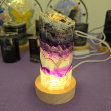 Load image into Gallery viewer, Rainbow Fluorite Lamp