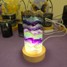 Load image into Gallery viewer, Rainbow Fluorite Lamp