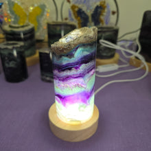 Load image into Gallery viewer, Rainbow Fluorite Lamp
