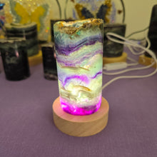 Load image into Gallery viewer, Rainbow Fluorite Lamp