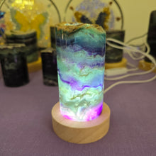 Load image into Gallery viewer, Rainbow Fluorite Lamp