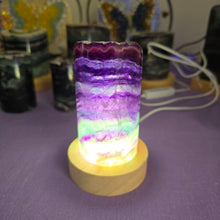Load image into Gallery viewer, Rainbow Fluorite Lamp