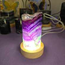 Load image into Gallery viewer, Rainbow Fluorite Lamp
