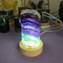 Load image into Gallery viewer, Rainbow Fluorite Lamp