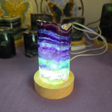 Load image into Gallery viewer, Rainbow Fluorite Lamp