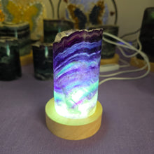 Load image into Gallery viewer, Rainbow Fluorite Lamp