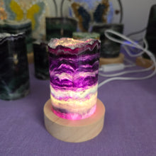 Load image into Gallery viewer, Rainbow Fluorite Lamp