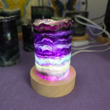 Load image into Gallery viewer, Rainbow Fluorite Lamp