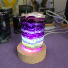Load image into Gallery viewer, Rainbow Fluorite Lamp
