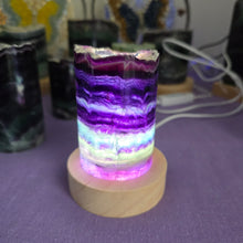 Load image into Gallery viewer, Rainbow Fluorite Lamp