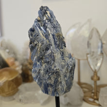 Load image into Gallery viewer, Blue Kyanite on Stand