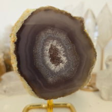 Load image into Gallery viewer, Agate Geode on Stand