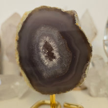 Load image into Gallery viewer, Agate Geode on Stand