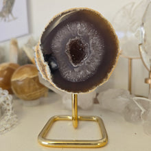 Load image into Gallery viewer, Agate Geode on Stand